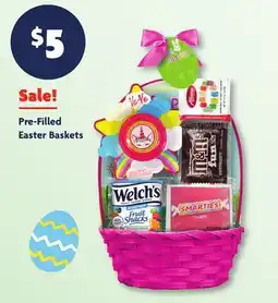 Family Dollar Pre-Filled Easter Baskets offer