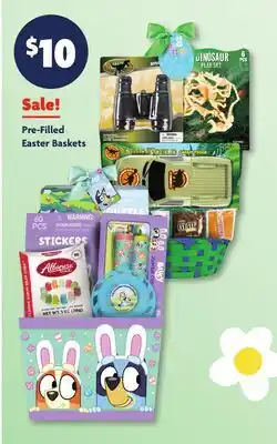 Family Dollar Pre-Filled Easter Baskets offer