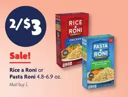 Family Dollar Rice a Roni or Pasta Roni offer
