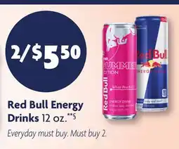 Family Dollar Red Bull Energy Drinks offer