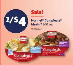 Family Dollar Hormel Compleats Meals offer