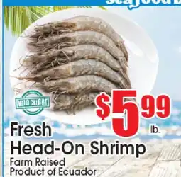 Supremo Foods Inc Fresh Head-On Shrimp offer