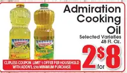 Supremo Foods Inc Admiration Cooking Oil offer