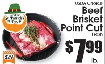 Supremo Foods Inc USDA Choice Beef Brisket Point Cut offer