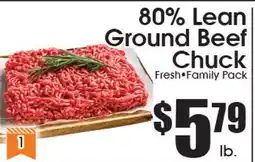Supremo Foods Inc 80% Lean Ground Beef Chuck offer