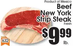 Supremo Foods Inc Beef New York Strip Steak offer