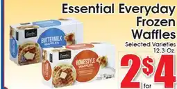 Supremo Foods Inc Essential Everyday Frozen Waffles offer