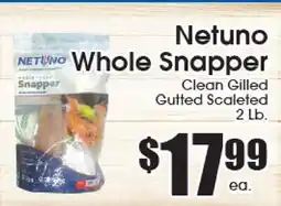 Supremo Foods Inc Netuno Whole Snapper offer