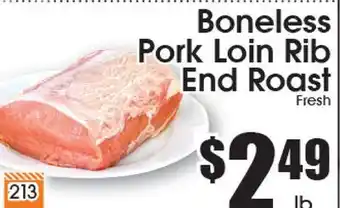 Supremo Foods Inc Boneless Pork Loin Rib End Roast offer