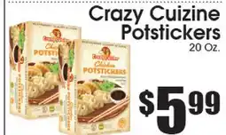 Supremo Foods Inc Crazy Cuizine Potstickers offer