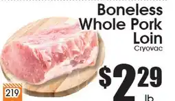 Supremo Foods Inc Boneless Whole Pork Loin offer