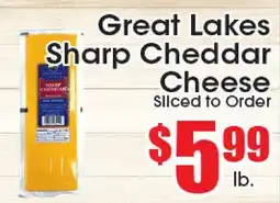 Supremo Foods Inc Great Lakes Sharp Cheddar Cheese offer