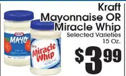 Supremo Foods Inc Kraft Mayonnaise OR Miracle Whip offer