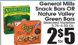 Supremo Foods Inc General Mills Snack Bars OR Nature Valley Green Bars offer