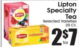 Supremo Foods Inc Lipton Specialty Tea offer