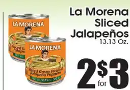 Supremo Foods Inc La Morena Sliced Jalapeños offer
