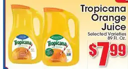 Supremo Foods Inc Tropicana Orange Juice offer