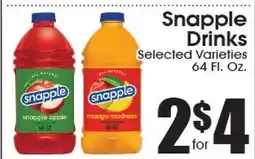 Supremo Foods Inc Snapple Drinks offer