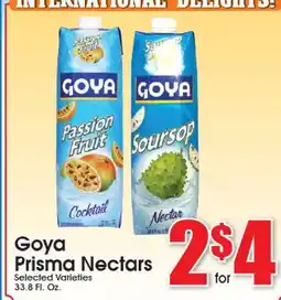 Supremo Foods Inc Goya Prisma Nectars offer