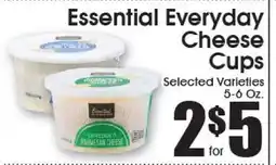 Supremo Foods Inc Essential Everyday Cheese Cups offer