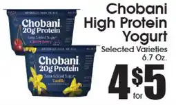 Supremo Foods Inc Chobani High Protein Yogurt offer
