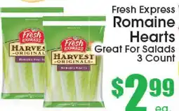 Supremo Foods Inc Fresh Express Romaine Hearts offer