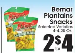 Supremo Foods Inc Bemar Plantains Snacks offer