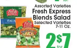 Supremo Foods Inc Assorted Varleties Fresh Express Blends Salad offer