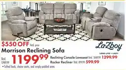 Boscov's Morrison Reclining Sofa offer