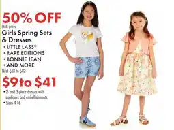 Boscov's Girls Spring Sets & Dresses offer