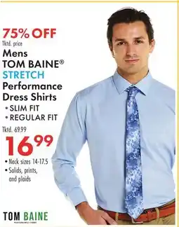 Boscov's Mens TOM BAINE STRETCH Performance Dress Shirts offer
