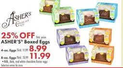 Boscov's ASHER'S Boxed Eggs offer