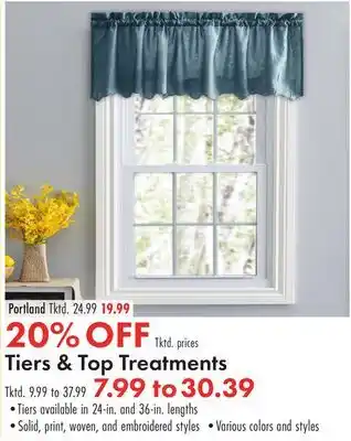 Boscov's Tiers & Top Treatments offer