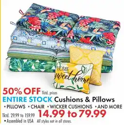 Boscov's Cushions & Pillows offer