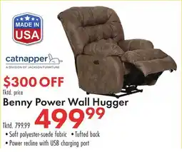 Boscov's Benny Power Wall Hugger offer