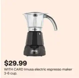 CVS Imusa electric espresso maker offer