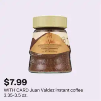 CVS Juan Valdez instant coffee offer