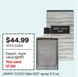 CVS JIMMY CHOO Man EDT spray 3.3 oz offer