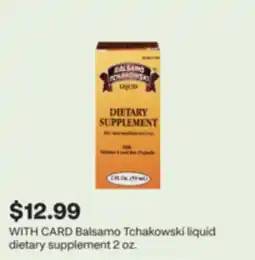 CVS Balsamo Tchakowski liquid dietary supplement offer