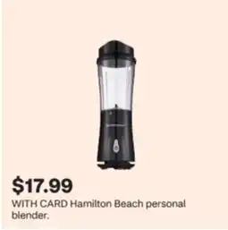 CVS Hamilton Beach personal blender offer
