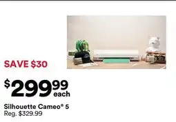 Michaels Silhouette cameo 5 offer