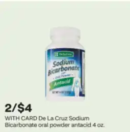 CVS De La Cruz Sodium Bicarbonate oral powder antacid offer