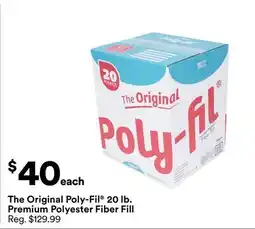 Michaels The Original Poly-Fil 20 lb. Premium Polyester Fiber Fill offer