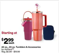 Michaels Tumblers & Accessories by Ashland offer