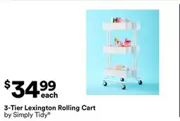 Michaels 3-Tier Lexington rolling cart by Simply Tidy offer