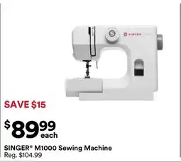 Michaels SINGER M1000 Sewing Machine offer