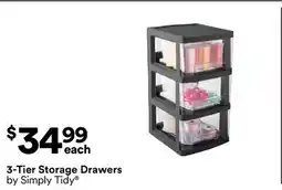 Michaels 3-Tier Storage Drawers by Simply Tidy offer