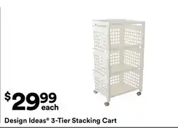 Michaels Design Ideas 3-Tier Stacking cart offer