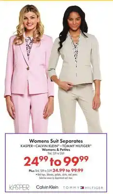 Boscov's Womens Suit Separates offer