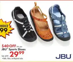 Boscov's JBU Sports Shoes offer